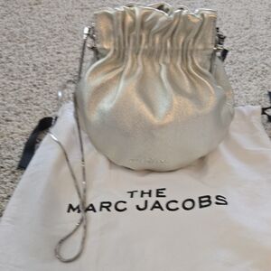 Marc Jacobs Metallic Silver Crossbody Bag